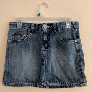 Squeeze Jean Skirt